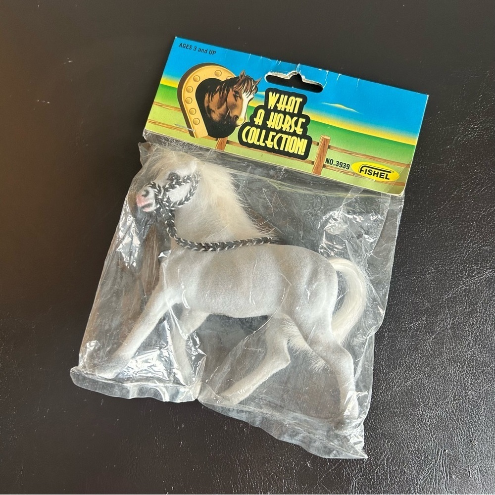 FISHEL What a Horse Collection Vintage White Toy Horse